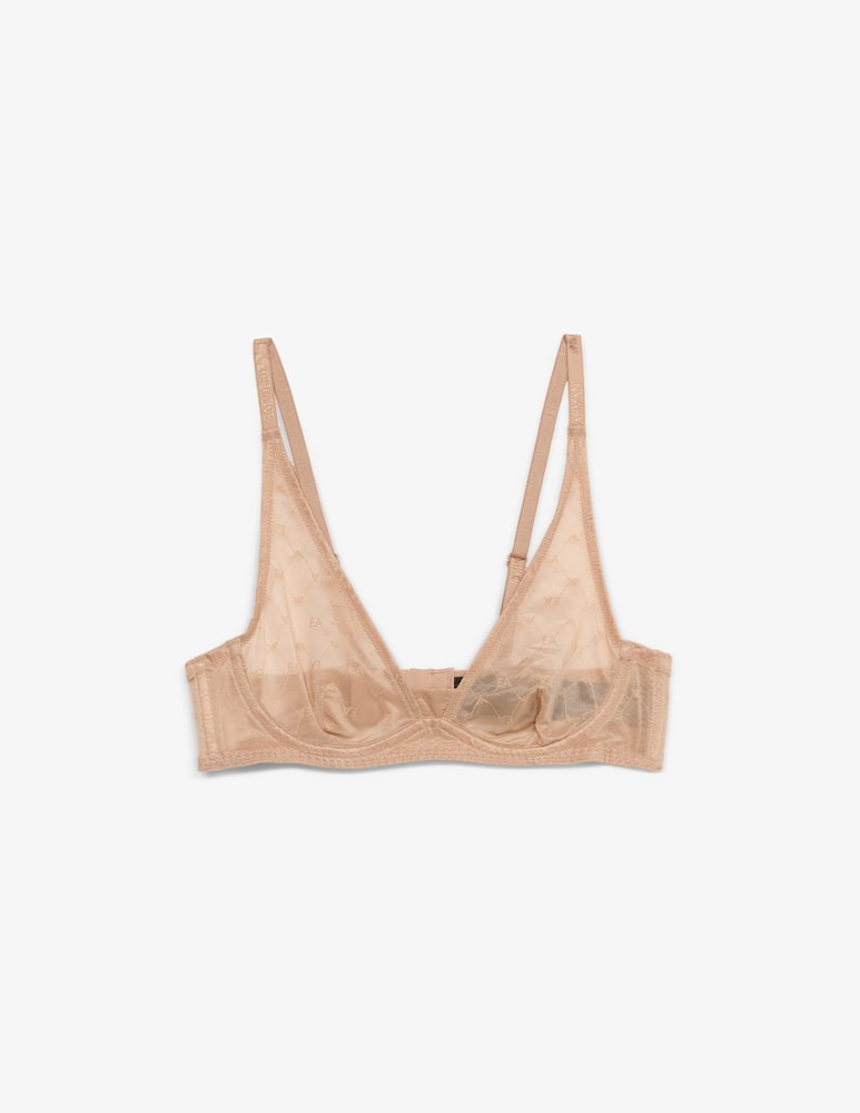 rinascente Emporio Armani Sheer unpadded bra