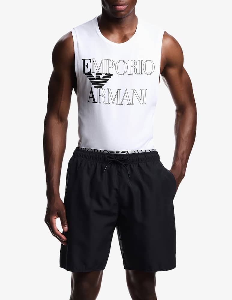 rinascente Emporio Armani Boxer bermuda con logoband