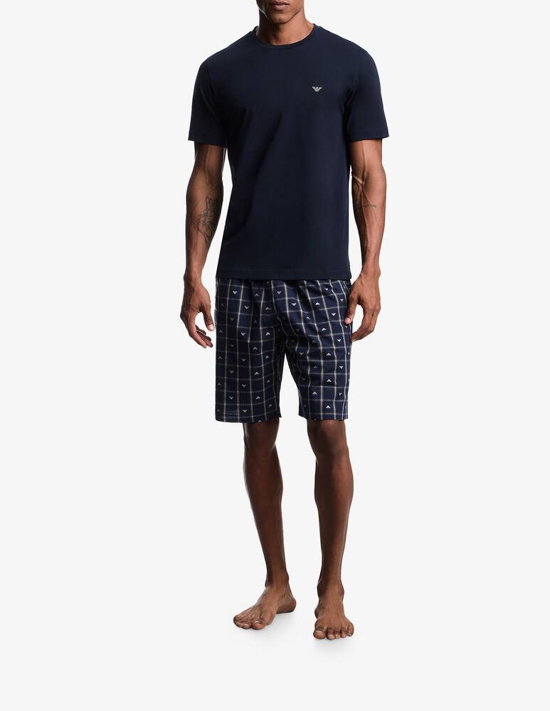 Emporio Armani Set pigiama corto tessuto - immagine 2