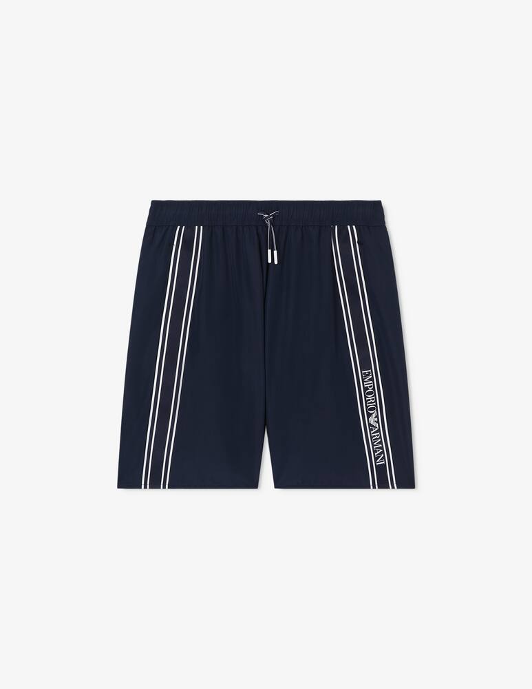 rinascente Emporio Armani Boxer bermuda con logo tape