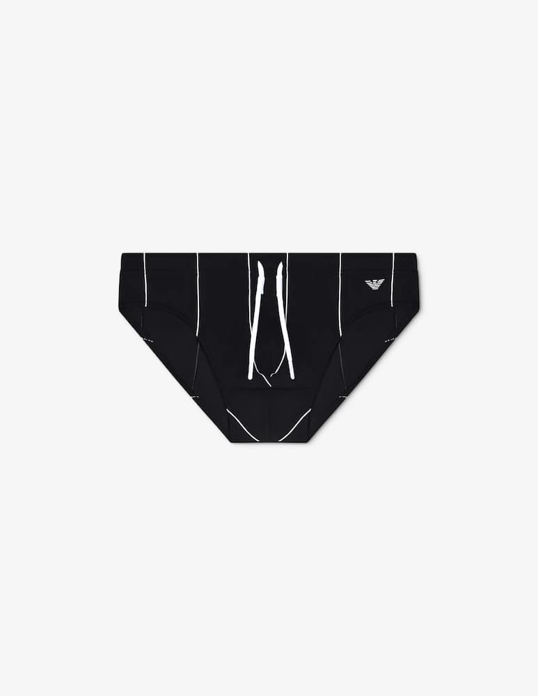 rinascente Emporio Armani Slip stripes swim briefs