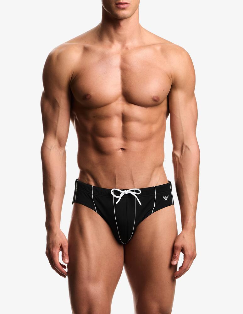 rinascente Emporio Armani Slip stripes swim briefs