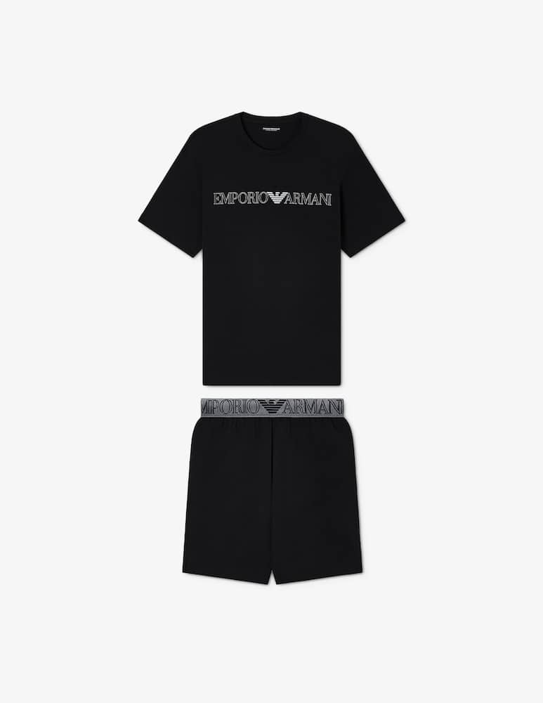 rinascente Emporio Armani Short pyjama set megalogo