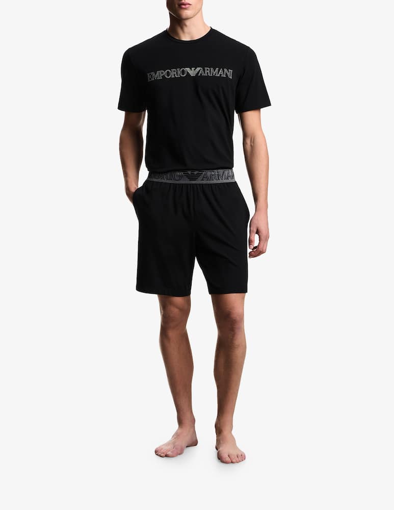 rinascente Emporio Armani Short pyjama set megalogo