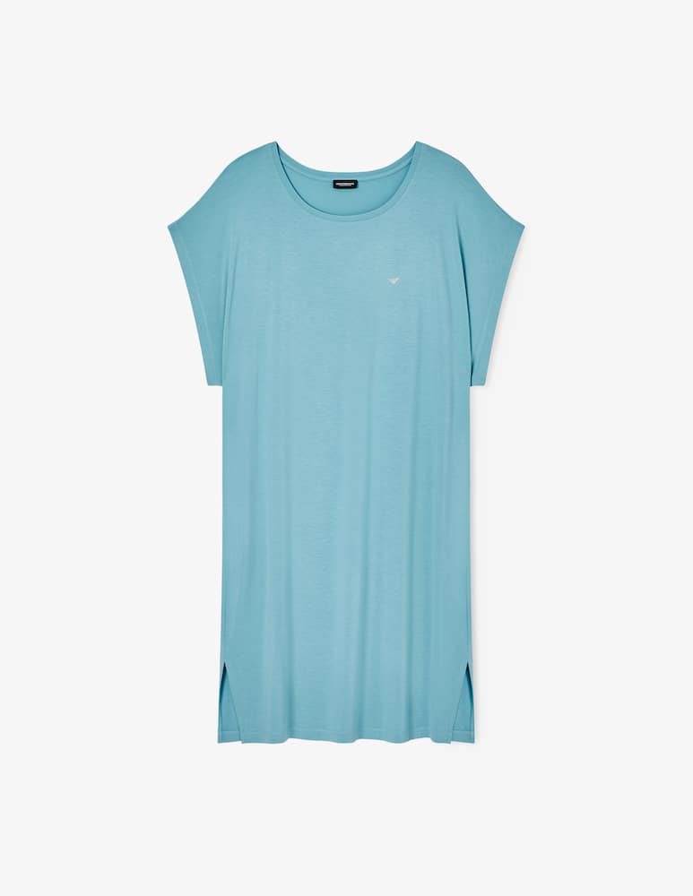 Emporio Armani Camicia da notte in jersey - immagine 1