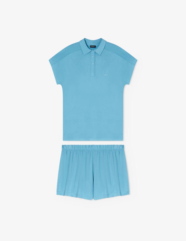 rinascente Emporio Armani Pigiama corto con colletto polo