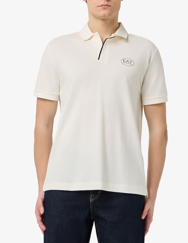rinascente EA7 Polo tennis club in cotone piquet