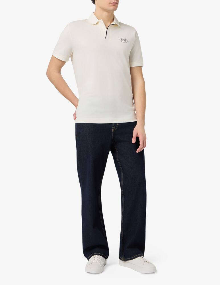 rinascente EA7 Polo tennis club in cotone piquet
