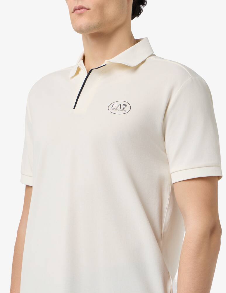 rinascente EA7 Polo tennis club in cotone piquet