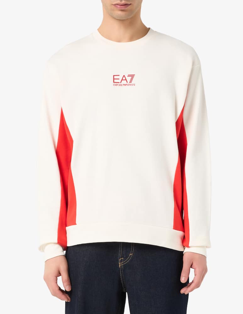 rinascente EA7 Felpa girocollo train summer block