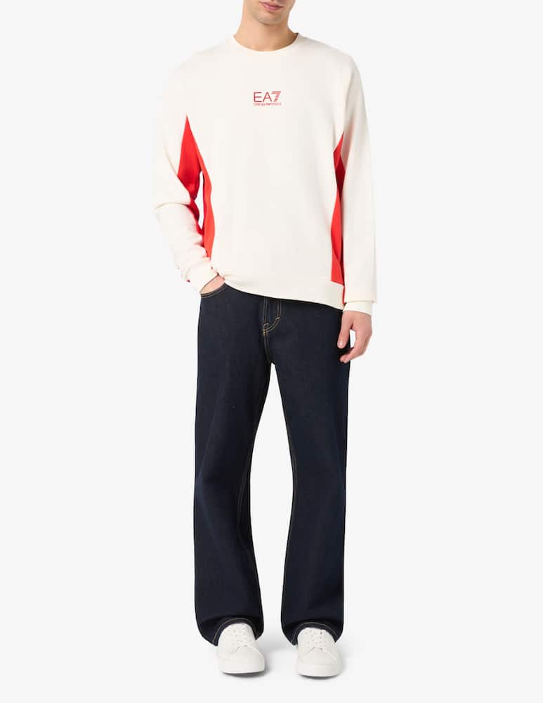 rinascente EA7 Felpa girocollo train summer block