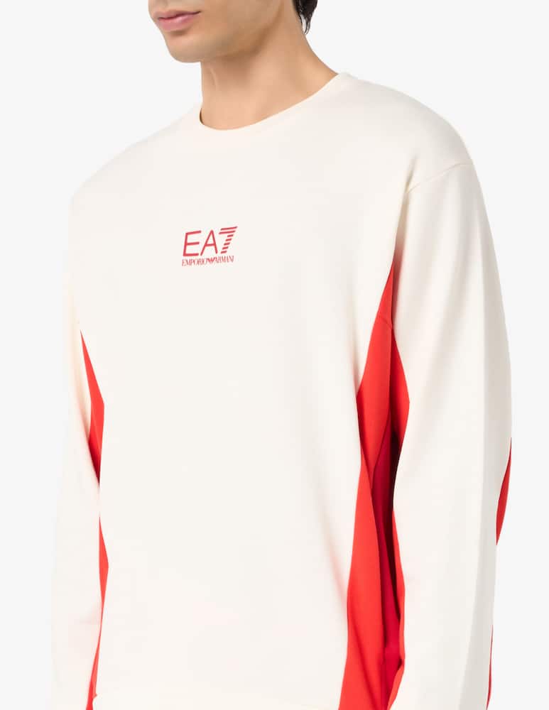 rinascente EA7 Felpa girocollo train summer block