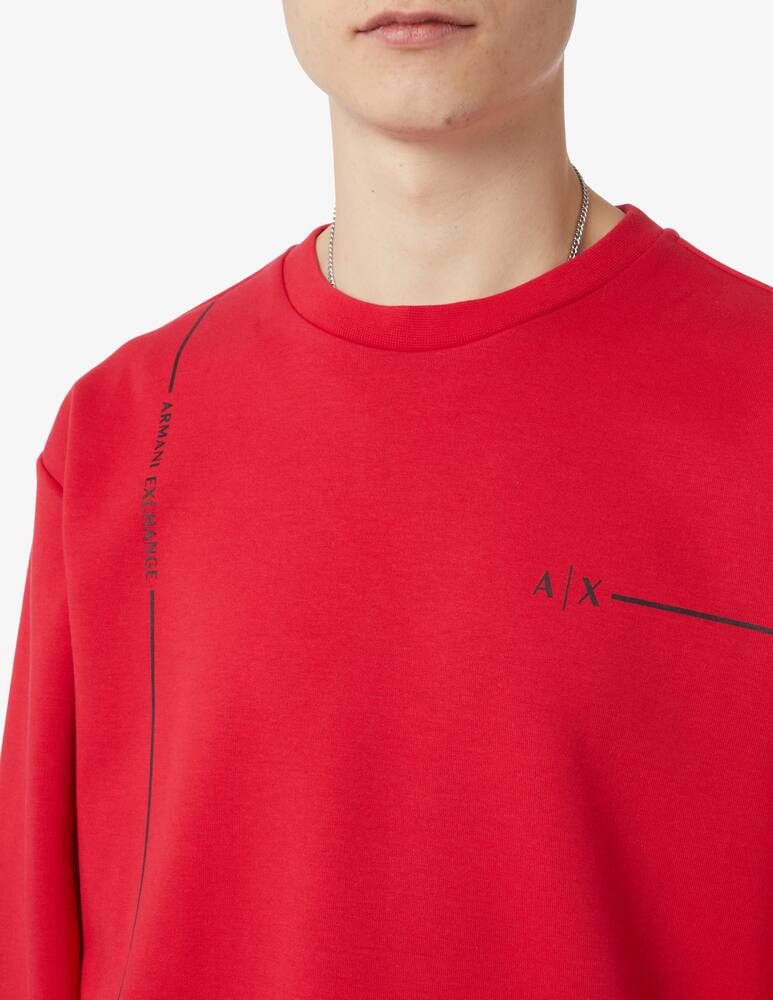 rinascente Armani Exchange Felpa girocollo con logo 