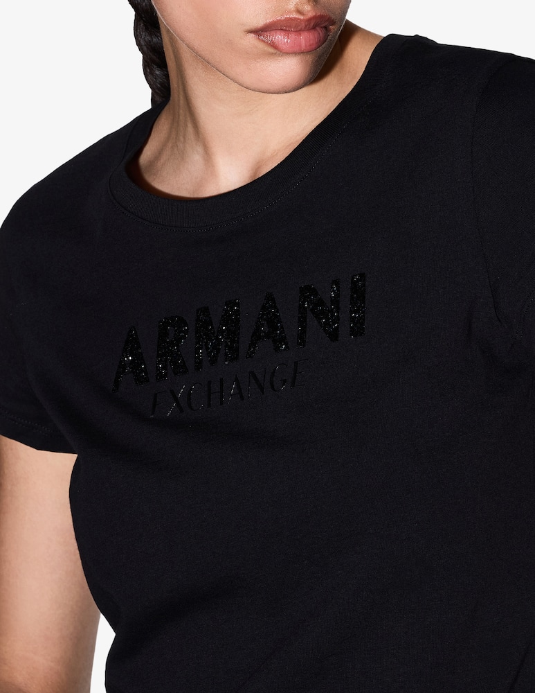 rinascente Armani Exchange Logo stones t-shirt