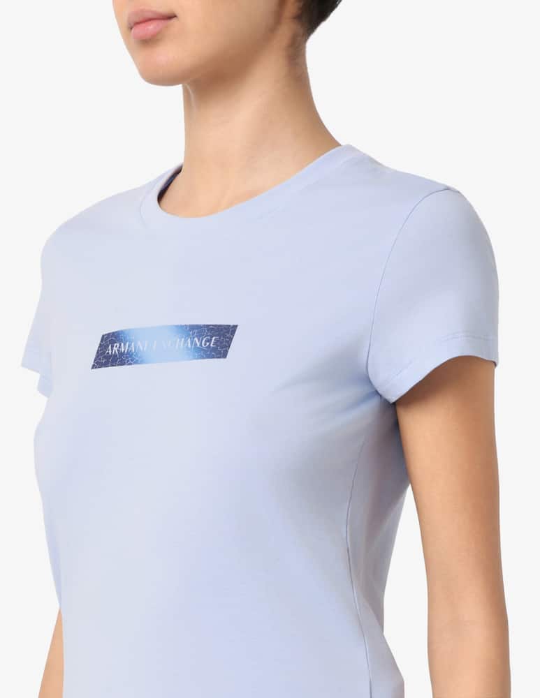 rinascente Armani Exchange Logo box print t-shirt