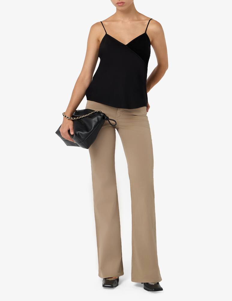 rinascente Armani Exchange Top satin spalline sottili