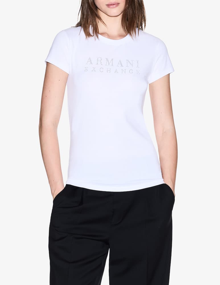 rinascente Armani Exchange Armani logo t-shirt