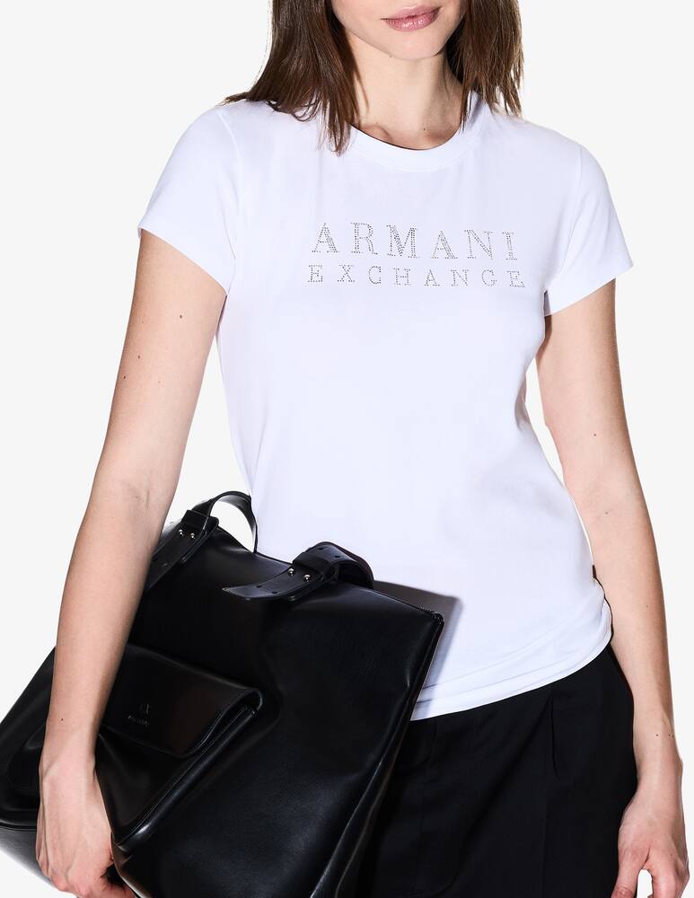 rinascente Armani Exchange Armani logo t-shirt