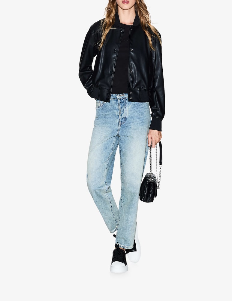 Armani Exchange Giacca bomber in finta pelle - immagine 2 Armani Exchange Giacca bomber in finta pelle - immagine 2