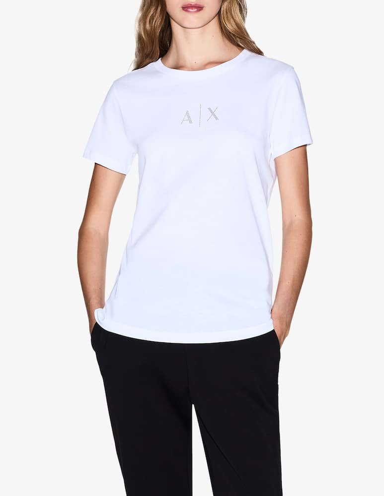 Armani Exchange Logo cotton t-shirt - picture 1 Armani Exchange Logo cotton t-shirt - picture 1