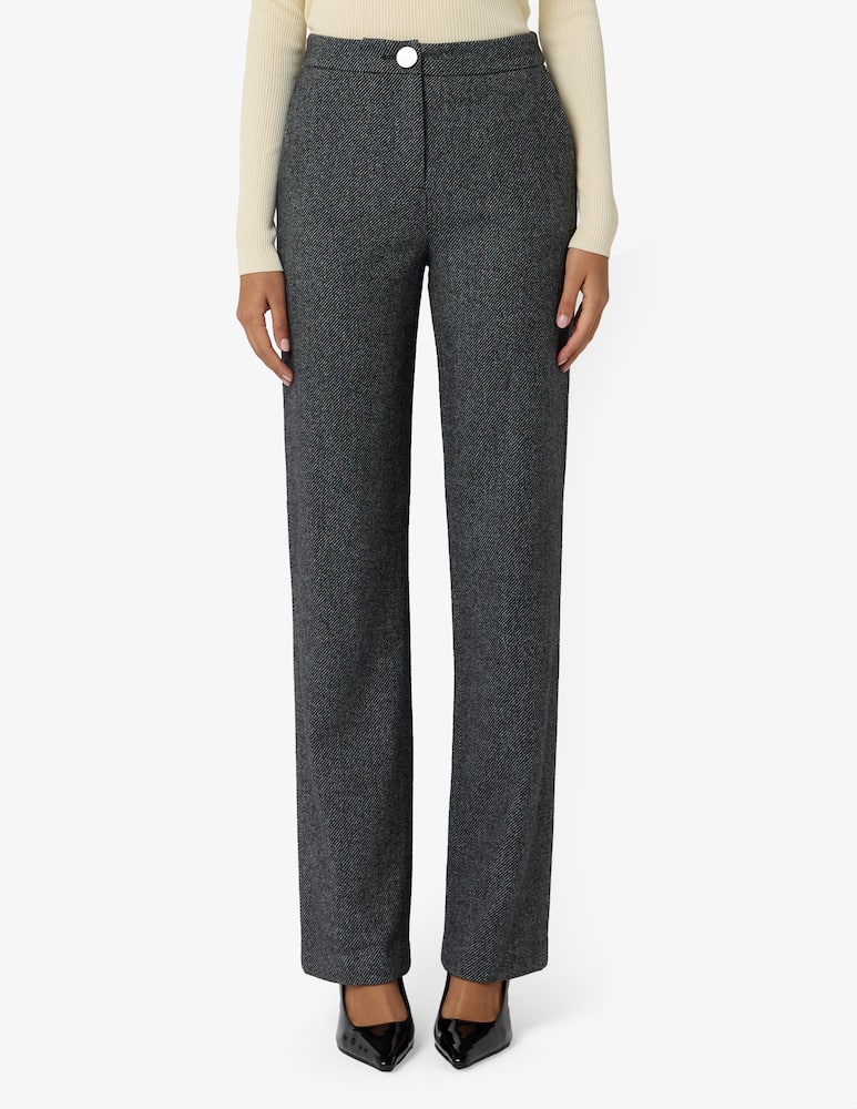 rinascente Armani Exchange Pantaloni a gamba dritta in misto lana