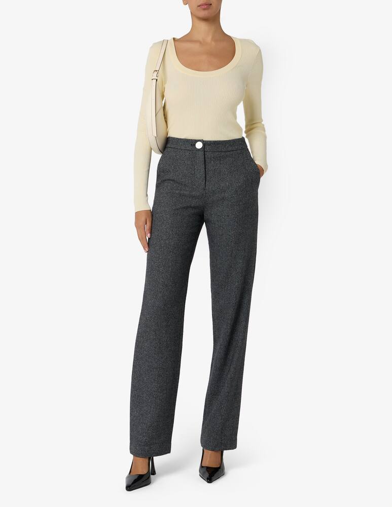 rinascente Armani Exchange Pantaloni a gamba dritta in misto lana