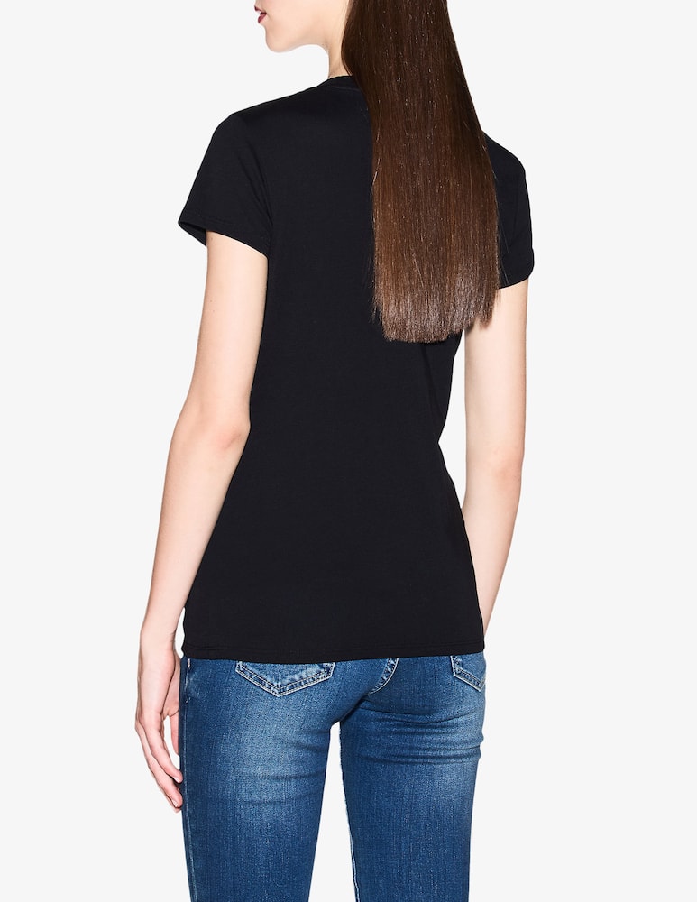 rinascente Armani Exchange Logo crystal t-shirt