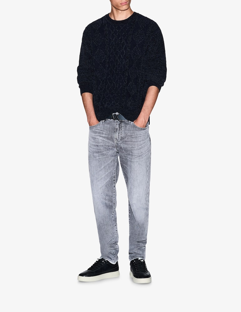 rinascente Armani Exchange Maglia mezza zip costina