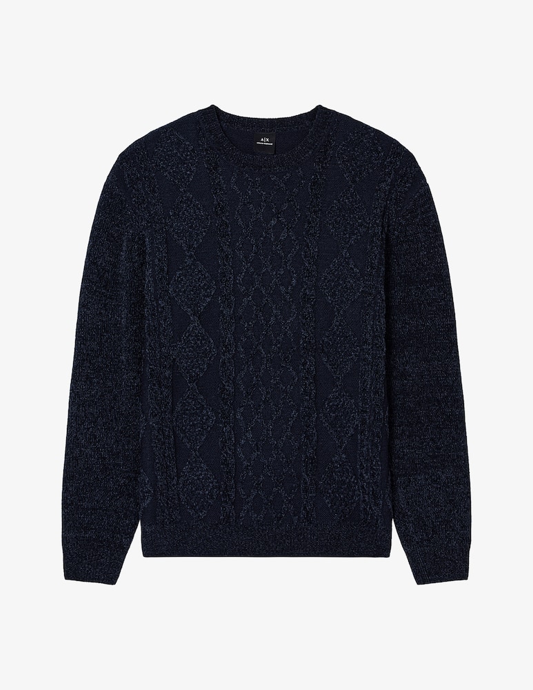 rinascente Armani Exchange Maglia mezza zip costina