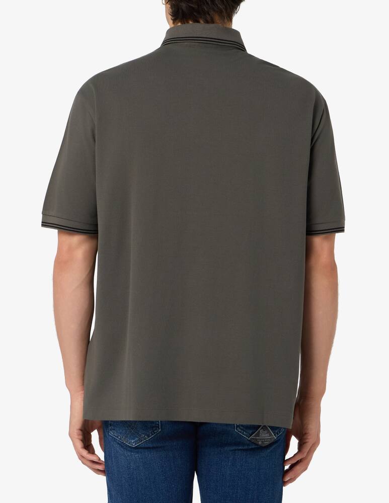 rinascente Armani Exchange Polo cotone stretch loghino