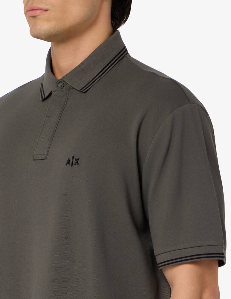 rinascente Armani Exchange Polo cotone stretch loghino