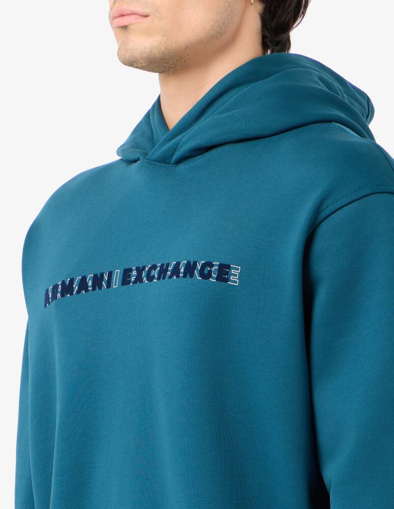 rinascente Armani Exchange Felpa cappuccio logo grande