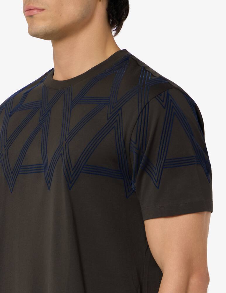 rinascente Armani Exchange T-shirt contrasto geometrico
