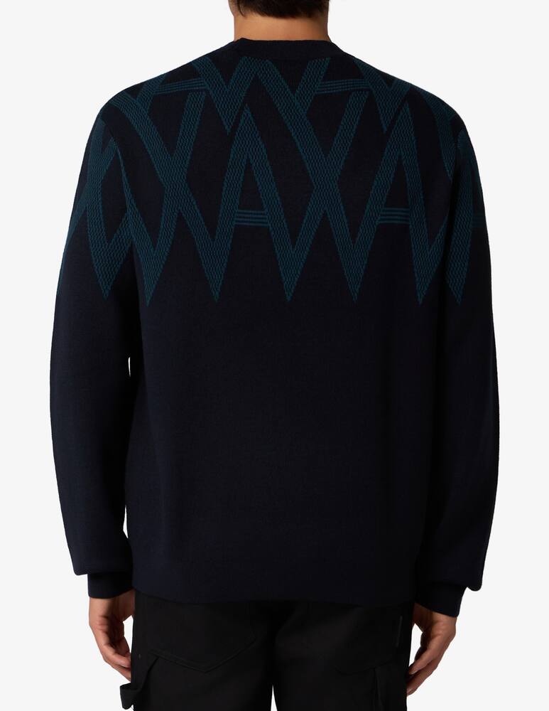 rinascente Armani Exchange Maglia con motivo in lana