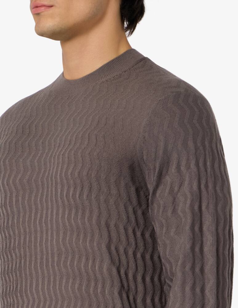 rinascente Armani Exchange Maglia zig zag in lana