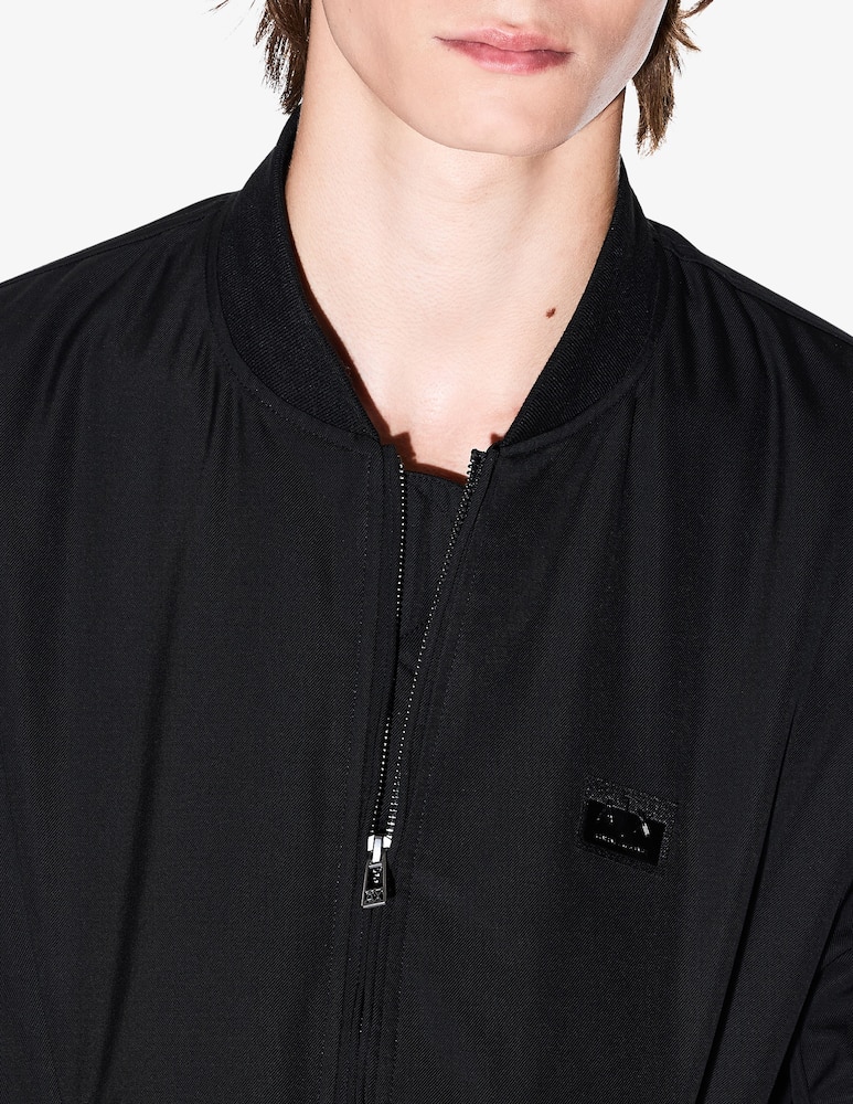 Armani Exchange Bomber poly twill jacket - picture 4 Armani Exchange Bomber poly twill jacket - picture 4