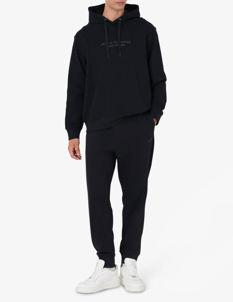 rinascente Armani Exchange Felpa cappuccio logo embossed