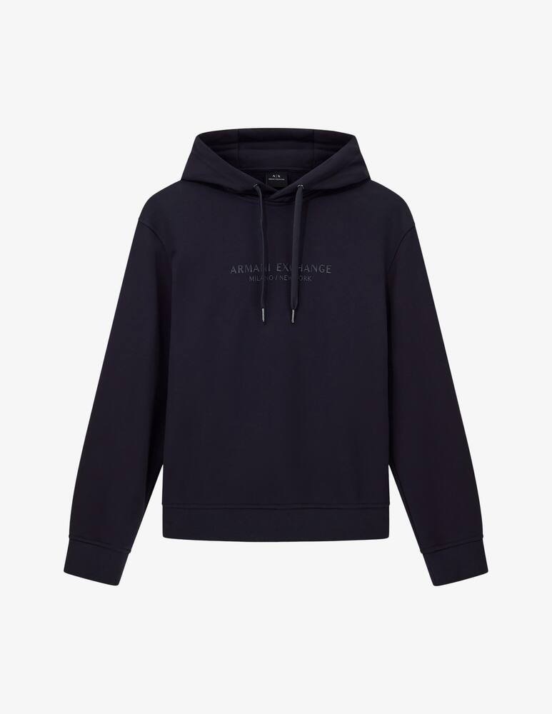 rinascente Armani Exchange Felpa cappuccio logo embossed