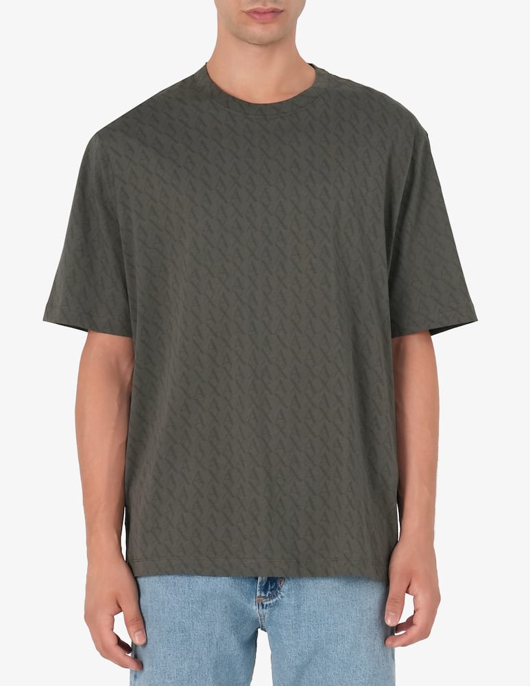 rinascente Armani Exchange T-shirt jacquard cotone