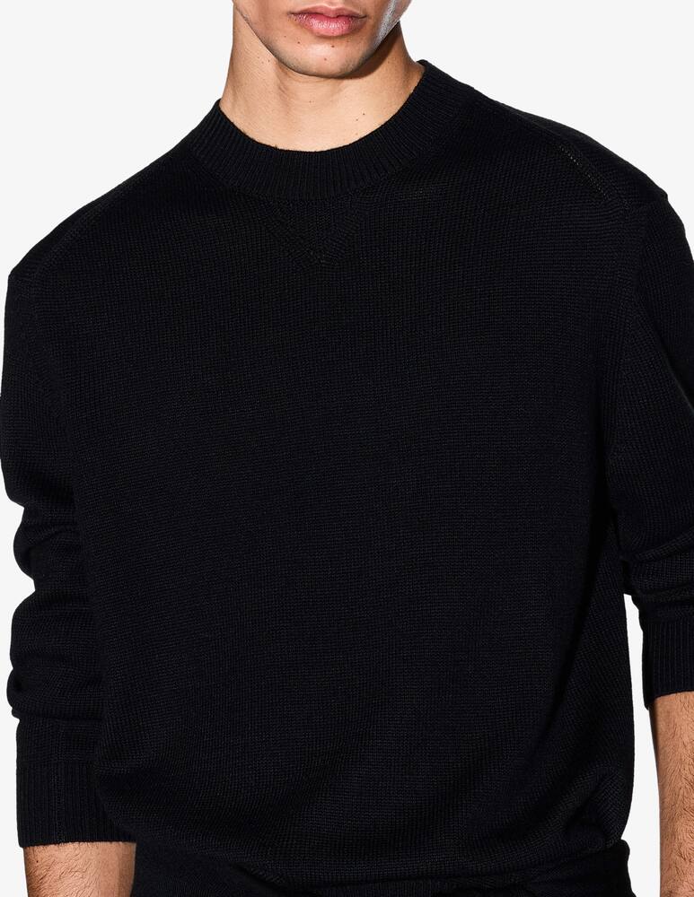 rinascente Armani Exchange Maglia girocollo in lana e cotone