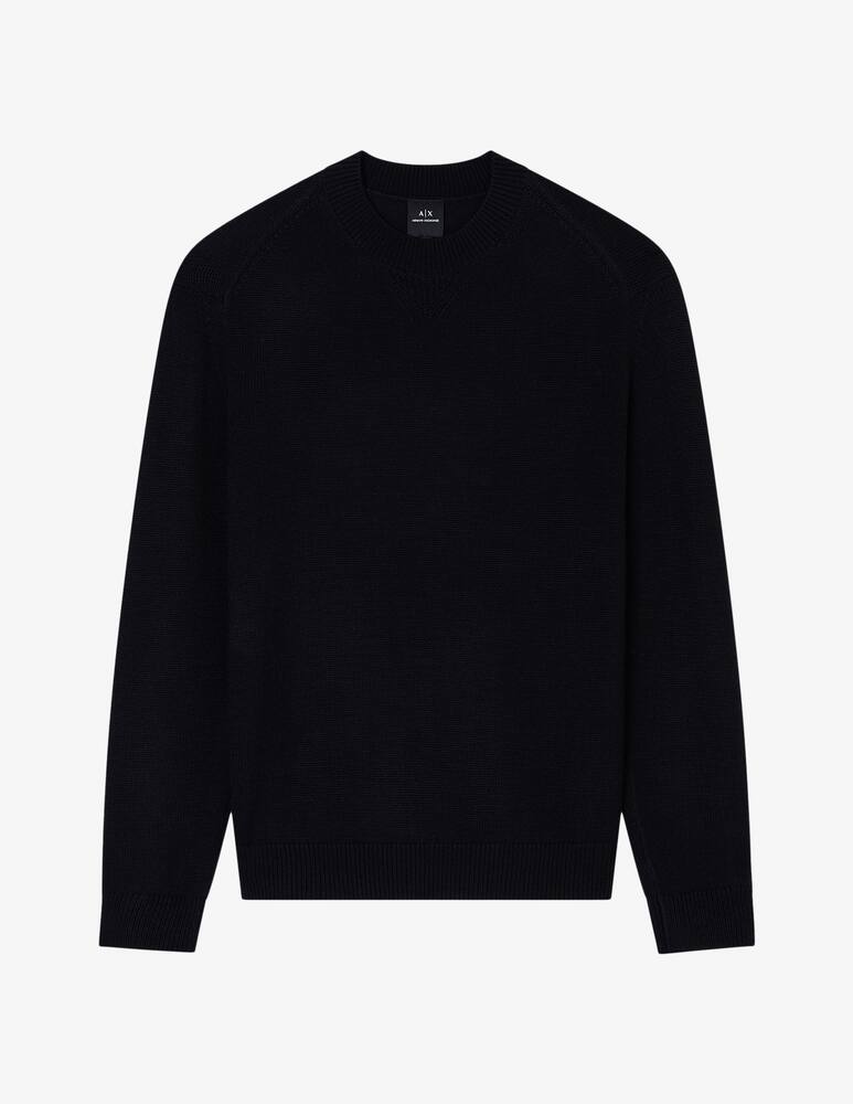 rinascente Armani Exchange Maglia girocollo in lana e cotone