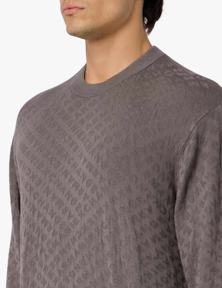 Armani Exchange Maglia jacquard viscosa - immagine 4 Armani Exchange Maglia jacquard viscosa - immagine 4