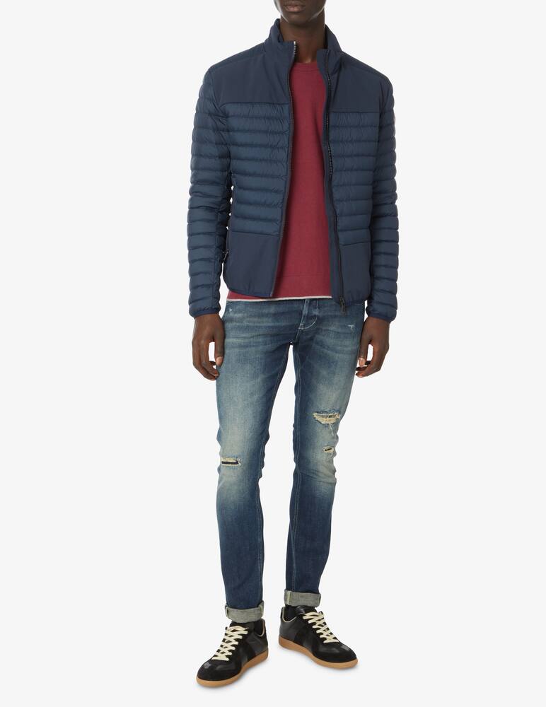 rinascente Armani Exchange Maglia girocollo in cotone e cashmere - vinaccia