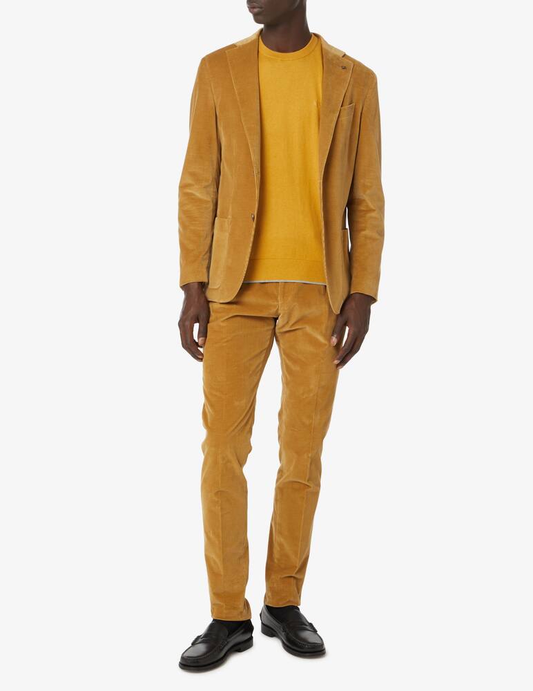 rinascente Armani Exchange Maglia girocollo in cotone e cashmere - senape