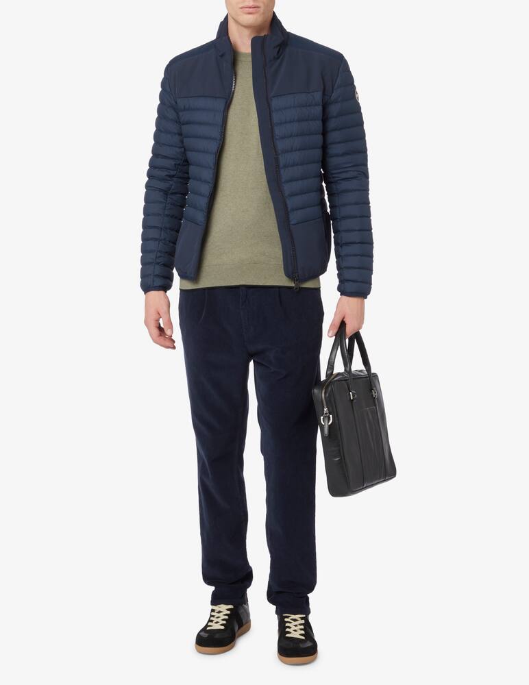 Armani Exchange Maglia girocollo in cotone e cashmere - salvia - immagine 2 Armani Exchange Maglia girocollo in cotone e cashmere - salvia - immagine 2