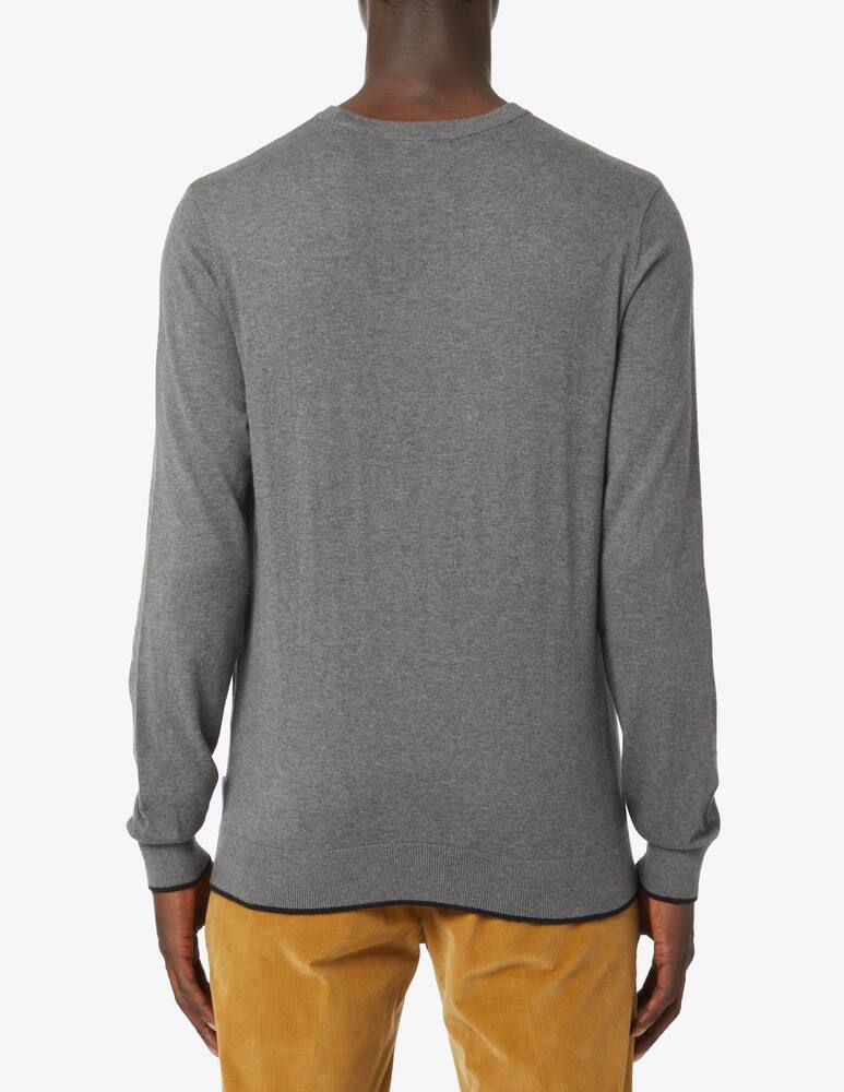 rinascente Armani Exchange Cotton and cashmere crewneck jumper - dark grey