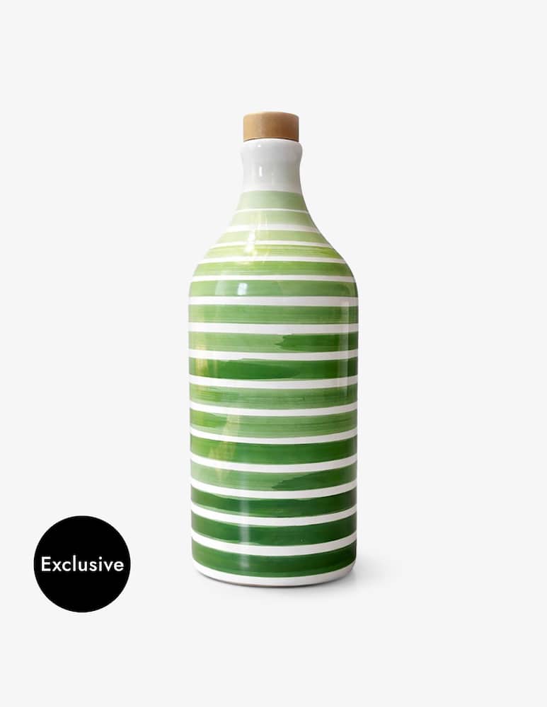 rinascente Antico Frantoio Muraglia Ceramic jar in shades of green 500ml
