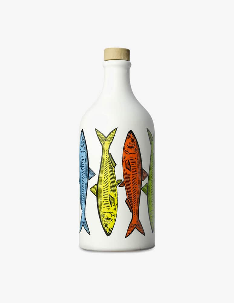Antico Frantoio Muraglia Sardines ceramic jar 500ml - picture 1 Antico Frantoio Muraglia Sardines ceramic jar 500ml - picture 1