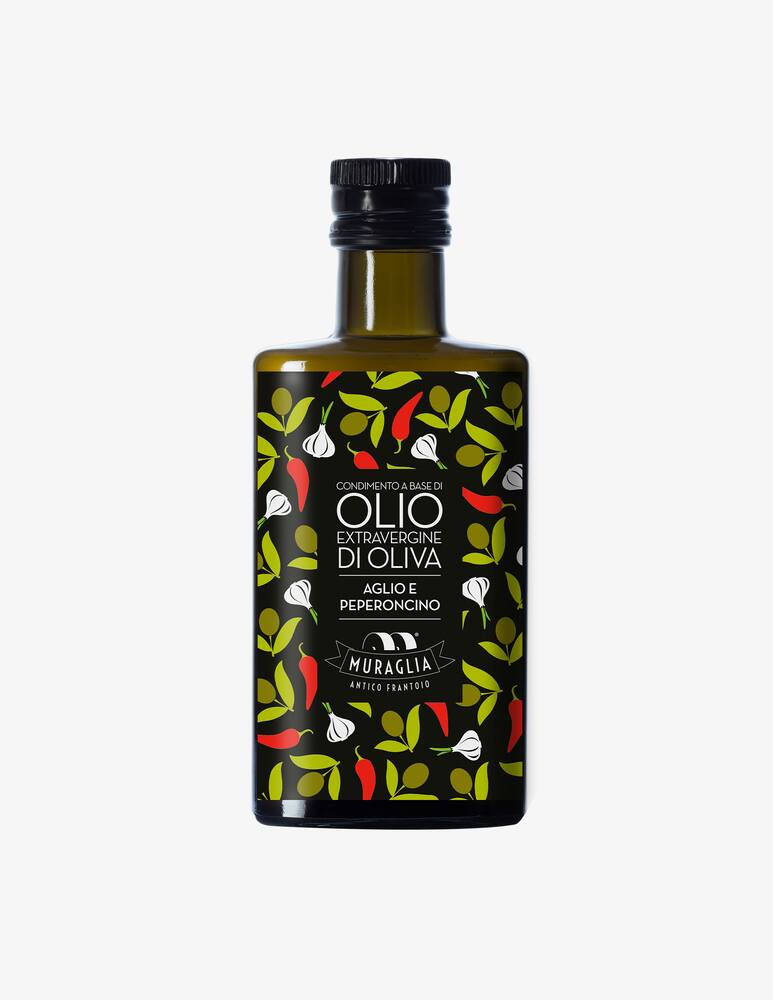 Antico Frantoio Muraglia Olio aromatizzato aglio e peperoncino 200 ml - immagine 1 Antico Frantoio Muraglia Olio aromatizzato aglio e peperoncino 200 ml - immagine 1