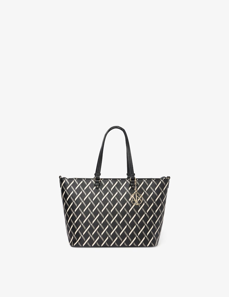 rinascente Armani Exchange Borsa shopper logo Gynger M